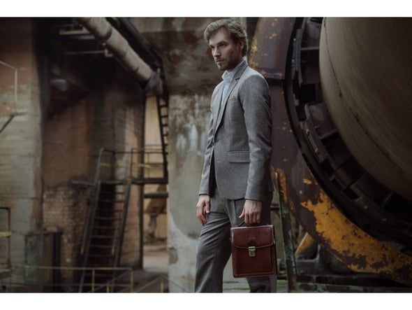Walden - Small Leather Briefcase