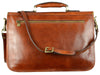 Brown Leather Briefcase - Illusions for Men and Women by Time Resistance on Jetset Times SHOP