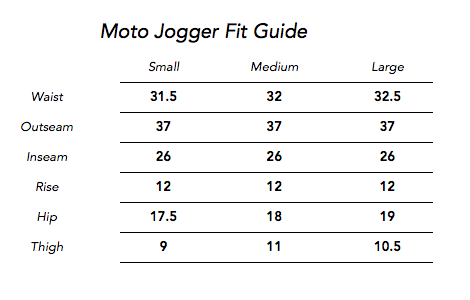 Moto Jogger Pants in Ash for Men and Women by One For The Road on Jetset Times SHOP