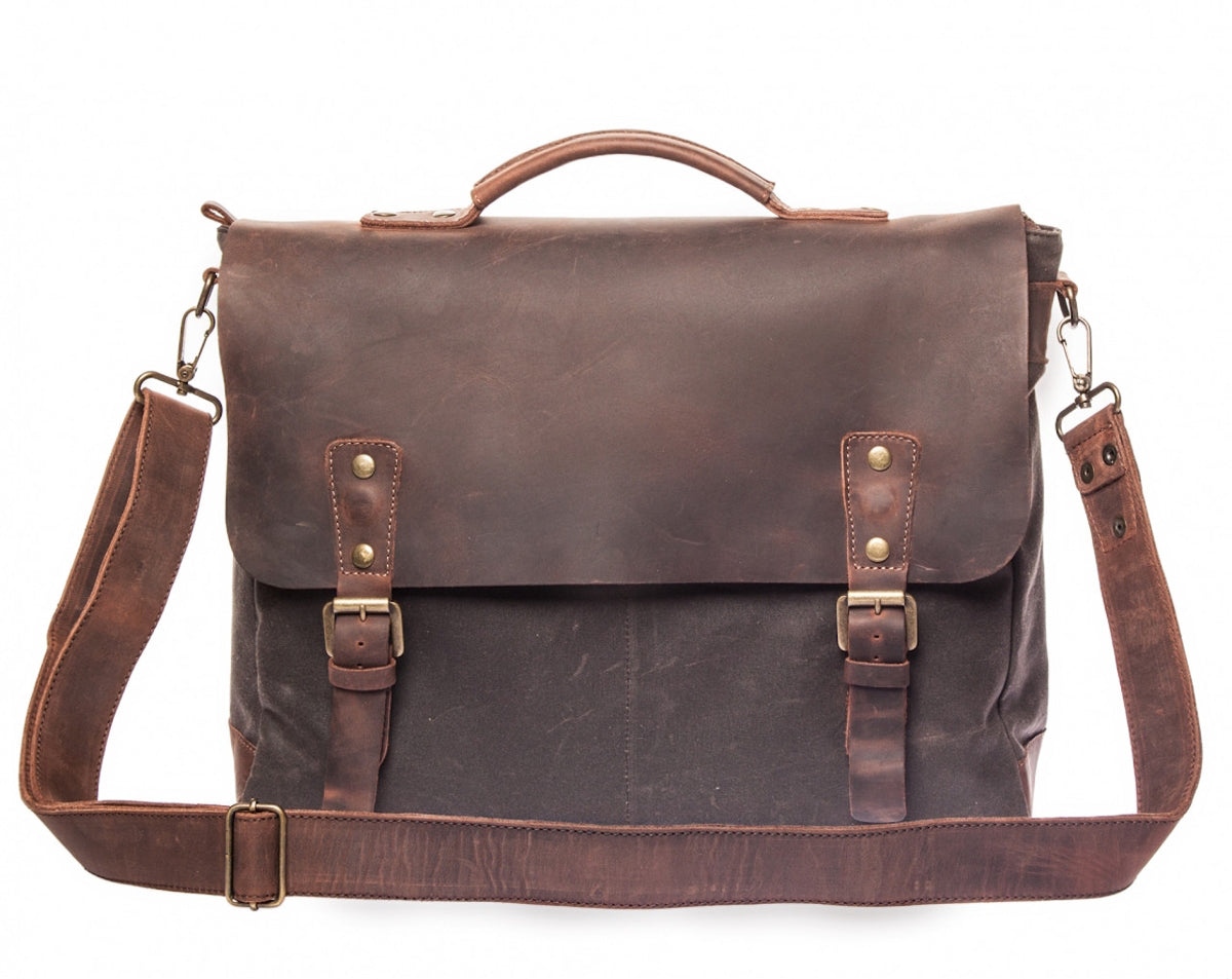 Messenger Bag Dark Chocolate by Tram 21: Jetset Times SHOP