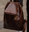 A Bend in the River - Full Grain Leather Backpack