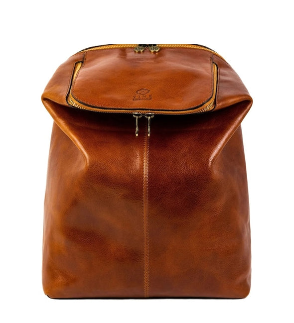 A Bend in the River - Full Grain Leather Backpack