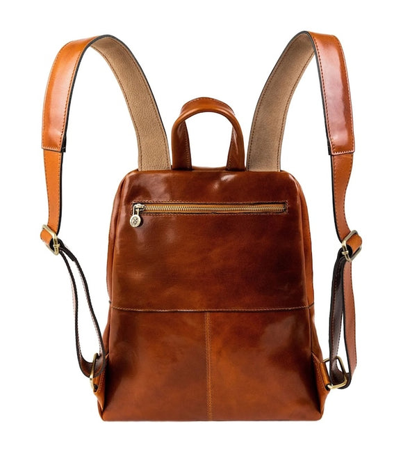 A Bend in the River - Full Grain Leather Backpack