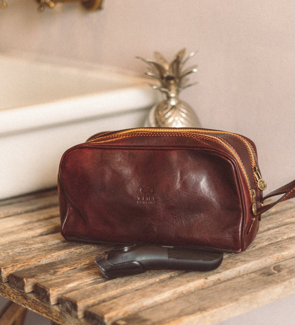 All the Kings Men - Leather Toiletry Bag