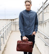 Brave New World - Leather Briefcase