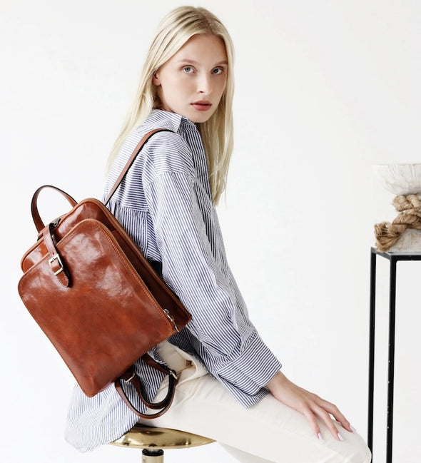 Clarissa  - Women's Leather Backpack