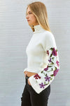 Flowery Sweater