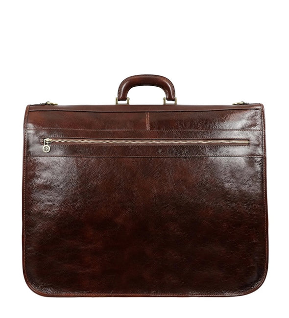 Great Expectations - Leather Garment Bag