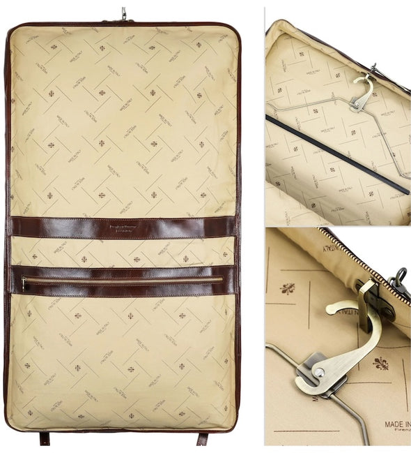 Great Expectations - Leather Garment Bag