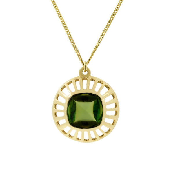 Green Tourmaline Necklace