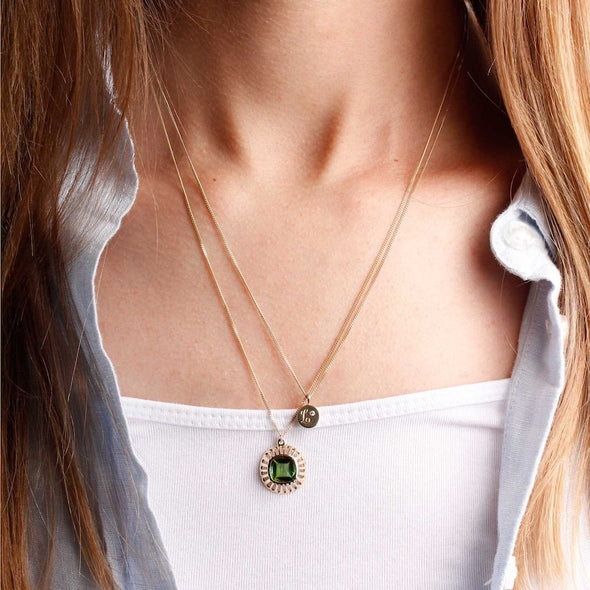 Green Tourmaline Necklace