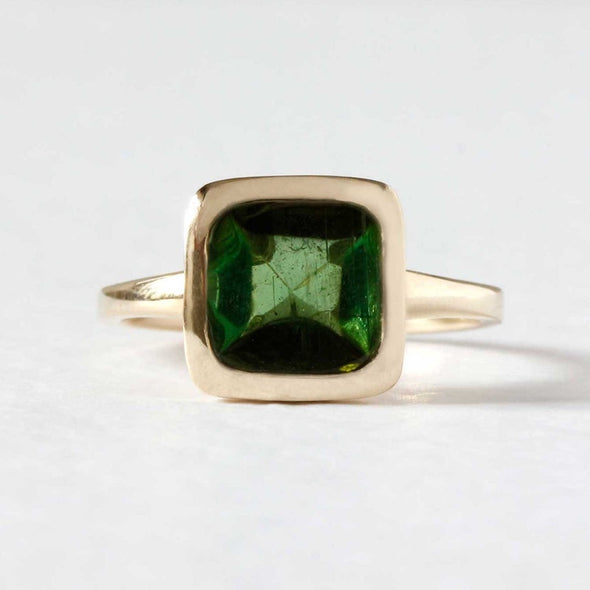 Green Tourmaline Ring