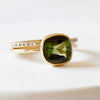 Sugarloaf Green Tourmaline Ring