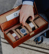 Herzog - Leather Watch Box, Watch Organizer