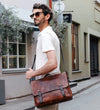 I Capture the Castle - Large Leather Messenger Bag