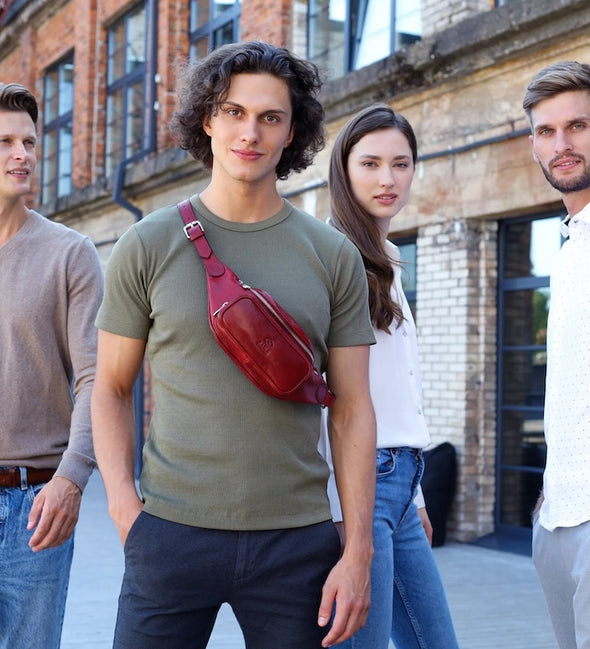 Independent People - Leather Fanny Pack Belly Bag