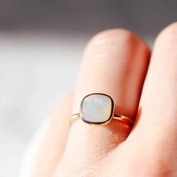 Sugarloaf Opal Ring