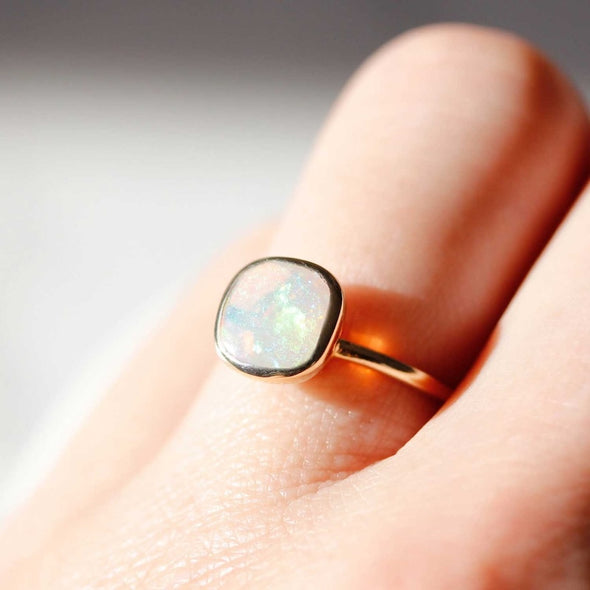 Sugarloaf Opal Ring