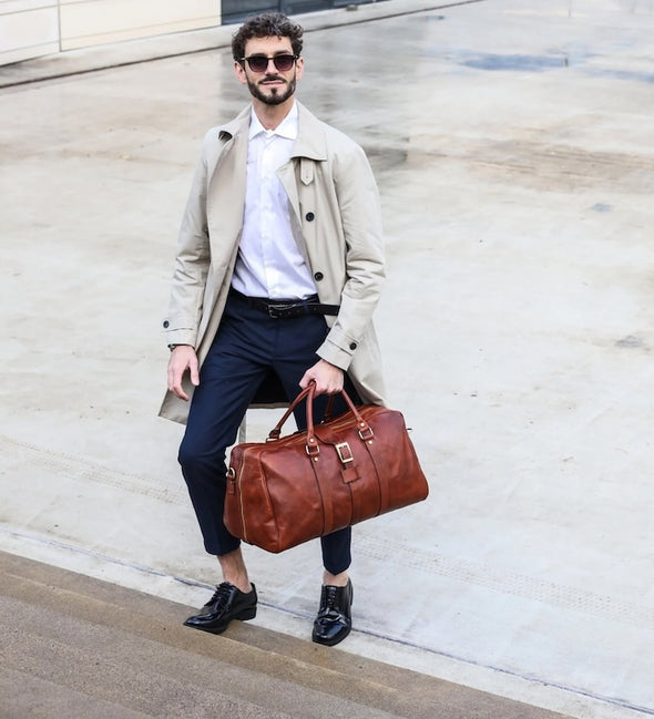 Tender is the Night - Leather Duffle Bag