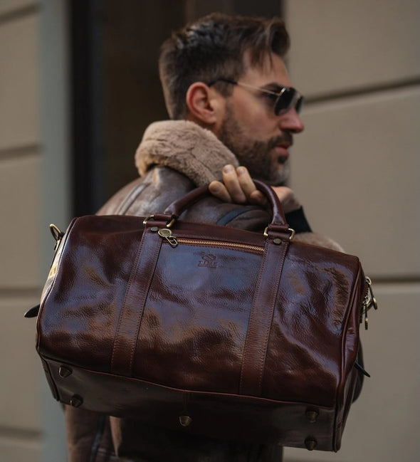 The Ambassadors - Small Leather Overnight Bag