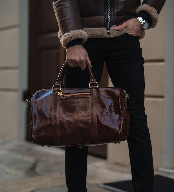 The Ambassadors - Small Leather Overnight Bag