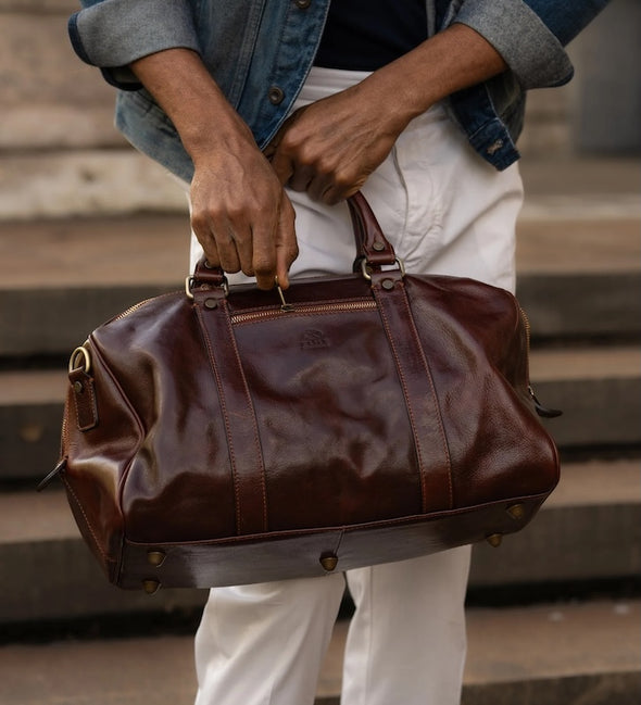 The Ambassadors - Small Leather Overnight Bag