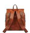 The Good Earth - Brown Leather Backpack