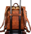 The Good Earth - Brown Leather Backpack