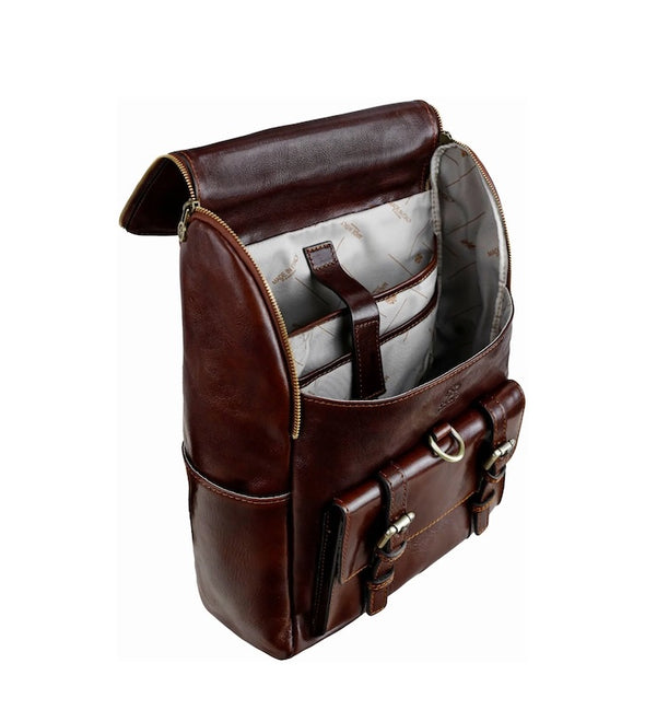 The Odyssey - Large Unisex Leather Backpack