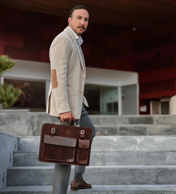 The Prophet - Leather Satchel Work Bag