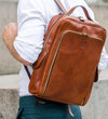 The Sun Also Rises - Leather Backpack for Men