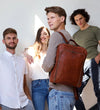 The Sun Also Rises - Leather Backpack for Men