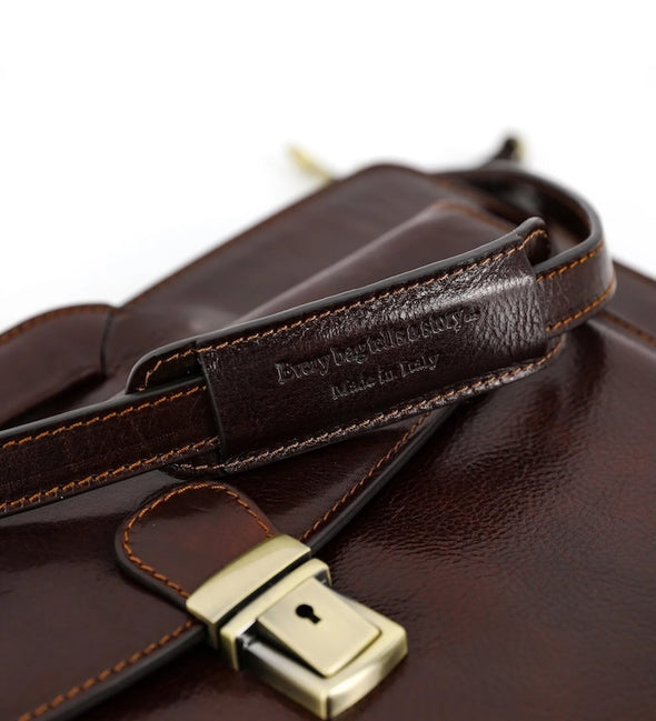 The Tempest - Italian Leather Briefcase