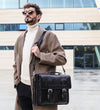 The Time Machine - Full Grain Leather Briefcase