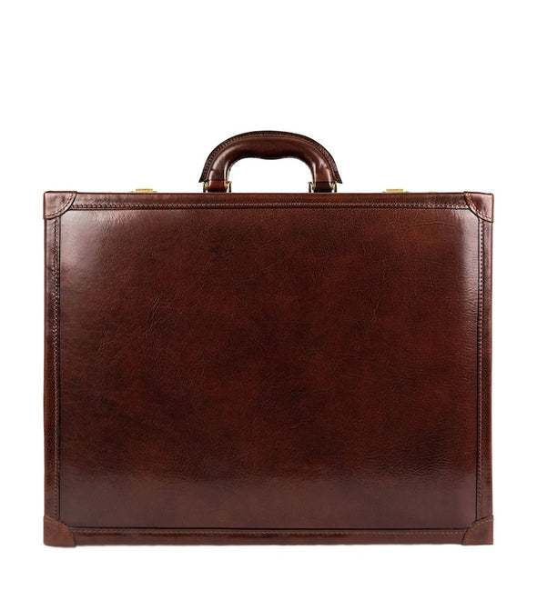 The Wind in the Willows - Leather Attaché Case Briefcase