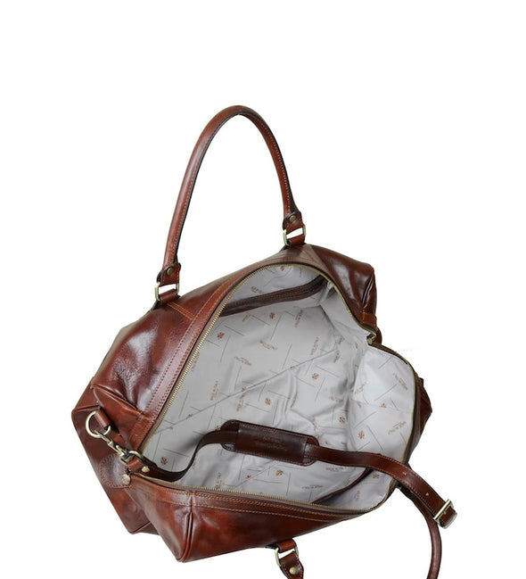 To the Lighthouse - Leather Duffel Bag