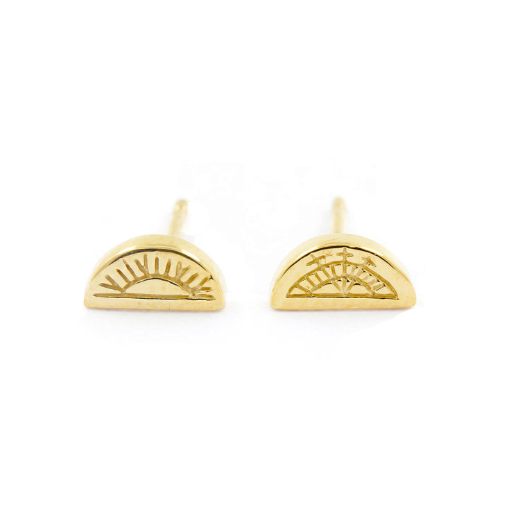 Buy KARISHMA KREATIONS Gold Plated Contemporary Half Hoop Earrings -  Earrings for Men 25530454 | Myntra