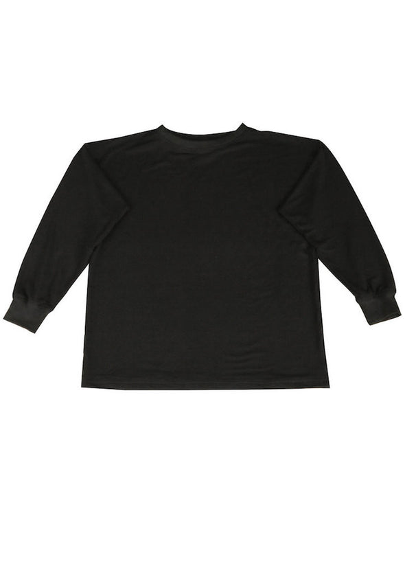 Bamboo Pullover Jersey in Black for Men and Women by One For The Road on Jetset Times SHOP