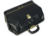 Black Leather Doctor Bag - The Master and Margarita for Men and Women by Time Resistance on Jetset Times SHOP