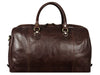 Dark Brown Leather Duffel Bag - The Count of Monte Cristo for Men and Women by Time Resistance on Jetset Times SHOP