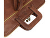 Brown Leather Briefcase - Brave New World for Men and Women by Time Resistance on Jetset Times SHOP