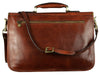 Dark Brown Leather Briefcase - Illusions for Men and Women by Time Resistance on Jetset Times SHOP