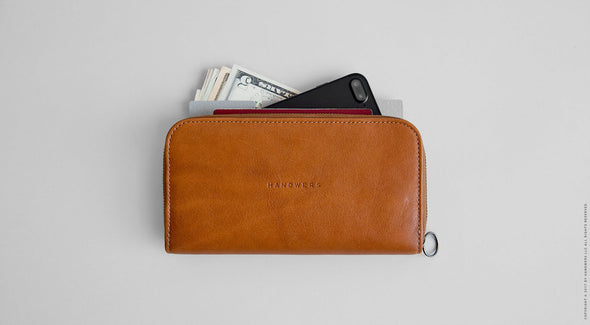 Leather Passport Travel Wallet - Lassen in Brown by HANDWERS on Jetset Times SHOP