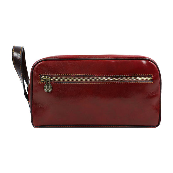 All the Kings Men - Leather Cosmetic Bag