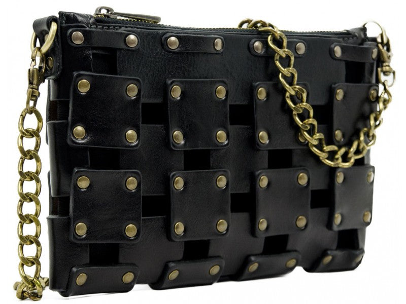Big Buddha black studded purse | Stunning shoes, Fashion, Studded purse