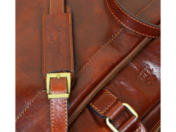Orlando - Leather Briefcase Laptop Bag