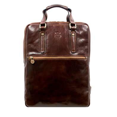 Gone with the Wind - Brown Leather Backpack