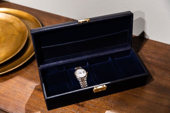 Herzog - Leather Watch Box, Watch Organizer