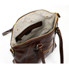 Main Street - Brown Leather Shoulder Bag Handbag For Women