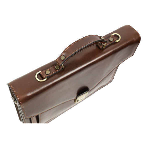 The Magus - Classic Design Leather Briefcase